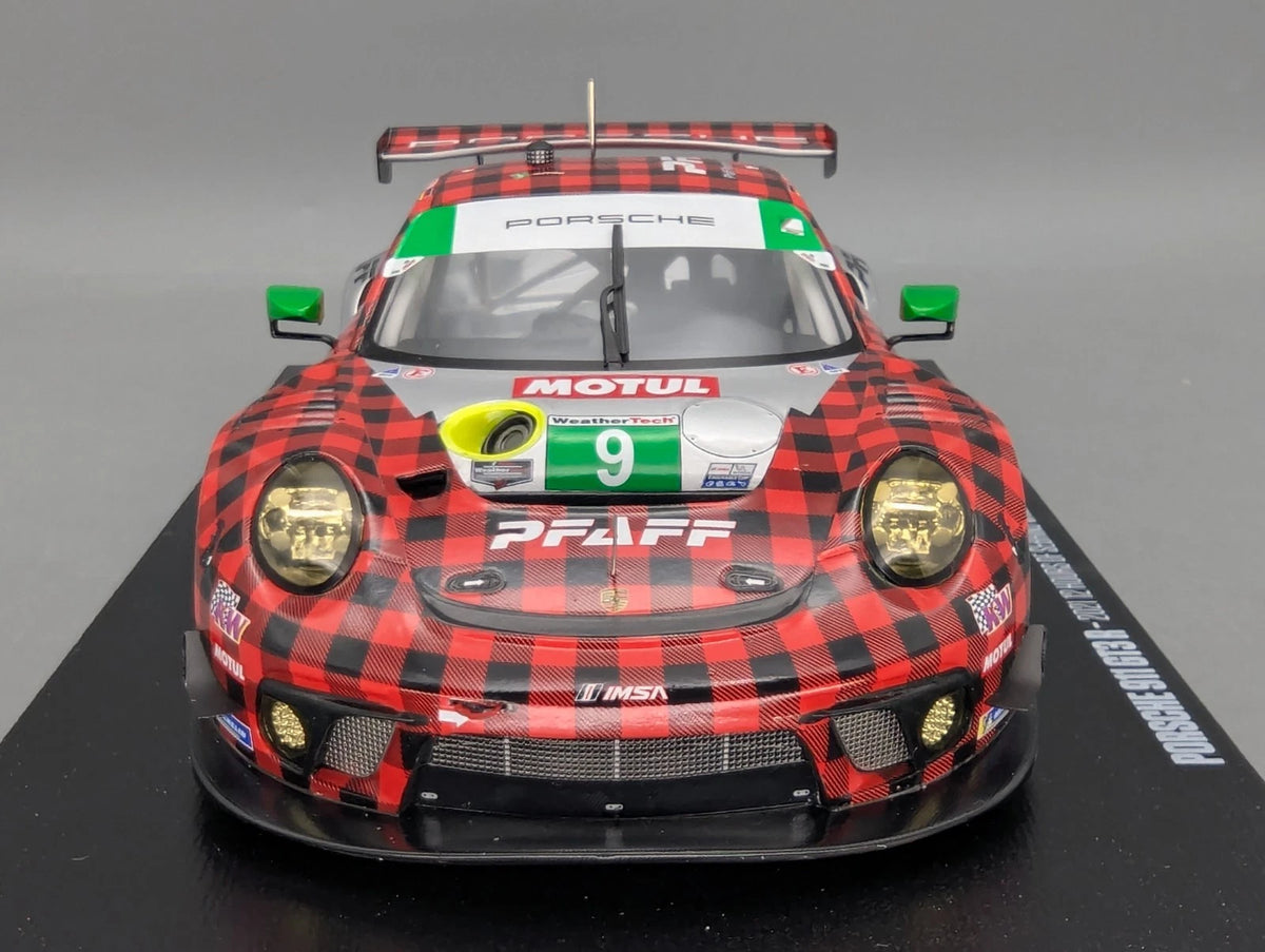 Modellautos 1:18 Spark Porsche 911 GT3 R WINNER 12h Sebring 2021 Pfaff #9 OVP