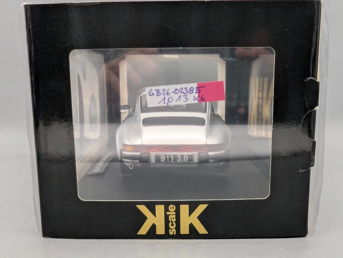 Modellautos 1:18 KK-Scale Porsche 911 Carrera Coupe 3.0 1977 Silber mit OVP