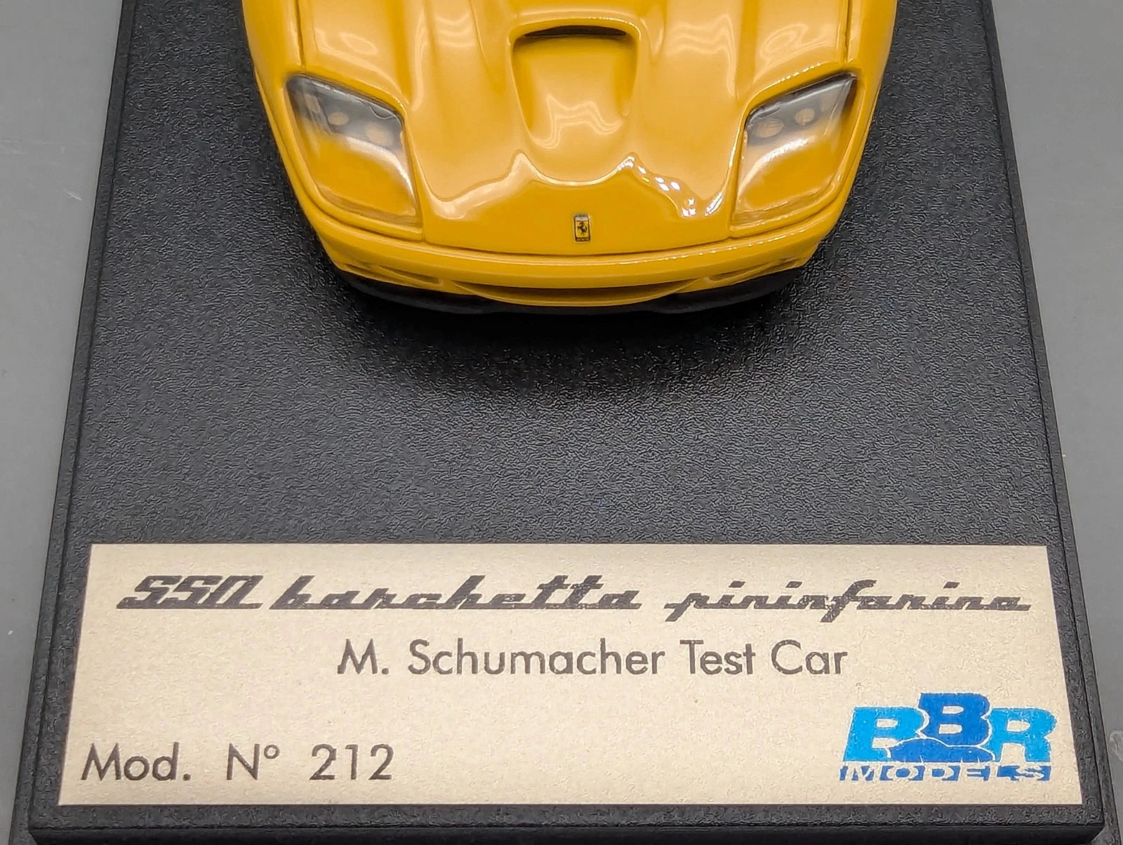 Modellautos 1:43 BBR Ferrari 550 Barchetta M Schumacher Test Car Ltd 212/448 OVP