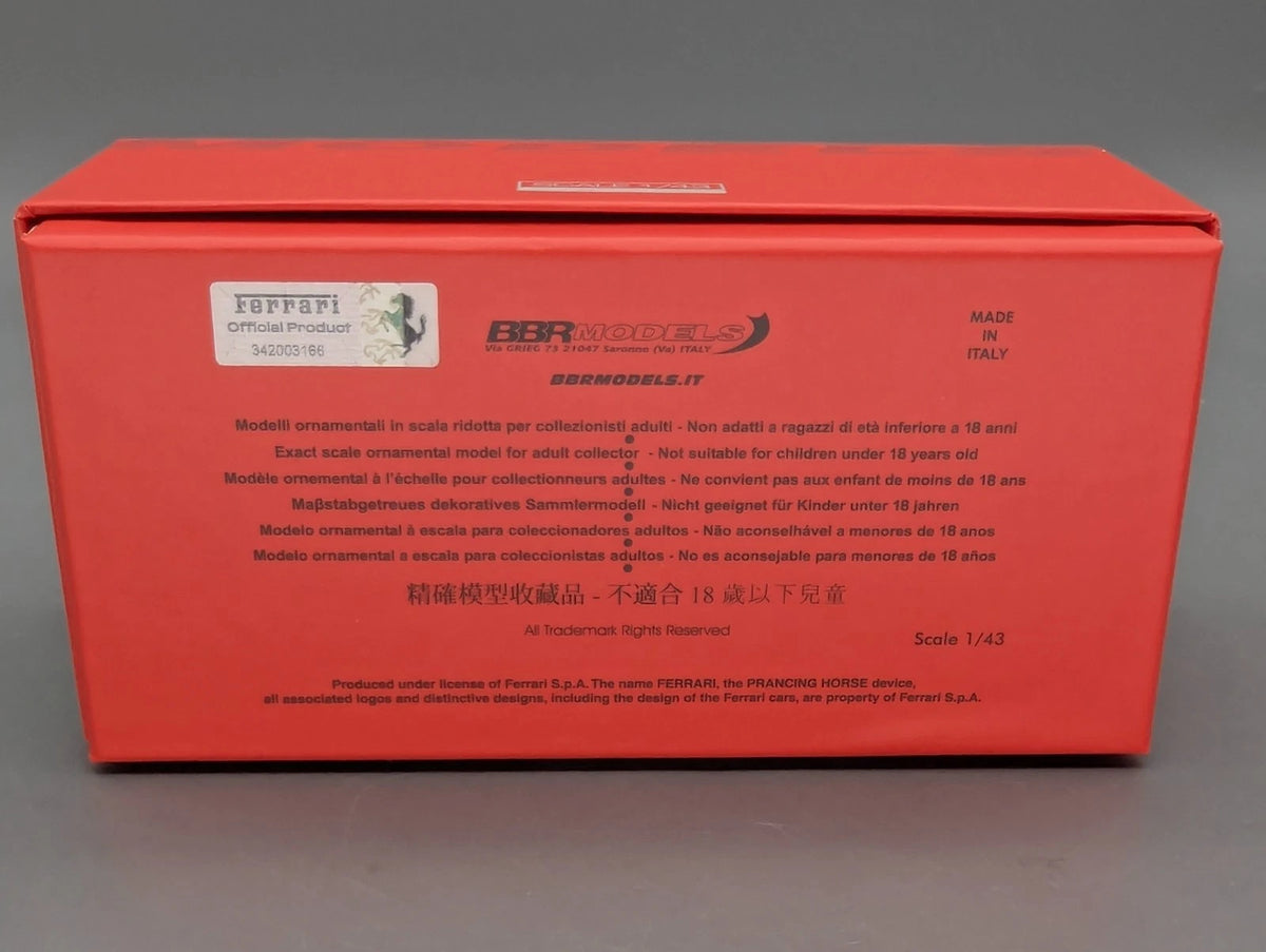 Modellautos 1:43 BBR Ferrari 250 GTO WINNER BH 1962 Ltd 01/05 #73 Parkes mit OVP
