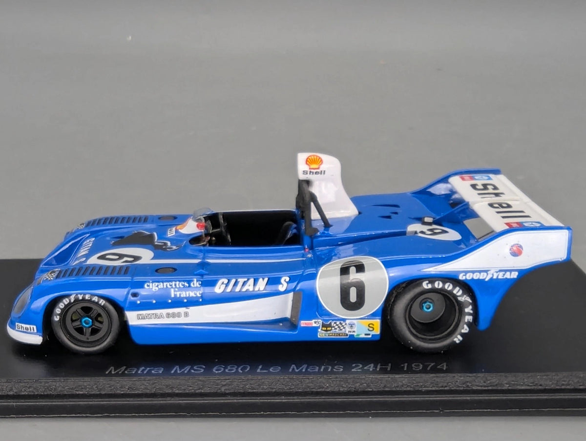 Modellautos 1:43 Spark S9446 Matra MS 680 24h Le Mans 1974 #6 mit OVP