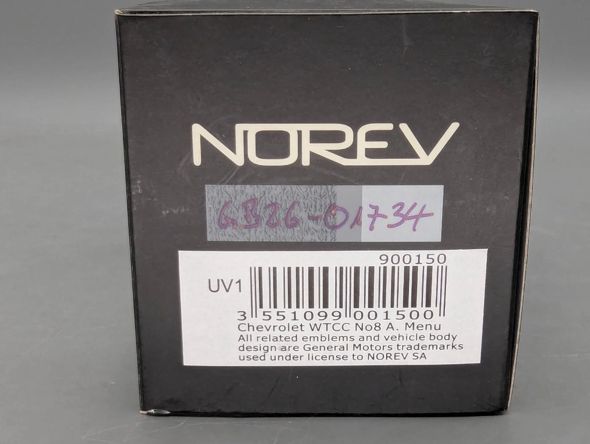 Modellautos 1:43 Norev Chevrolet WTCC 2006 #8 A. Menu OVP