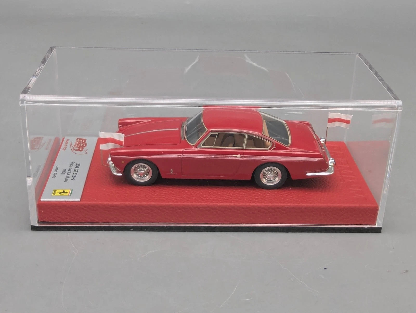 Modellautos 1:43 BBR Ferrari 250 GTE 2+2 Pace Car Le Mans 1960 07/20 Stück OVP