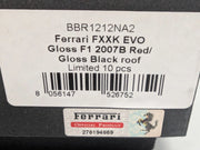 Modellautos 1:12 BBR Ferrari FXX-K EVO Gloss F1 2007B Red Ltd 00/10 Vitrine OVP