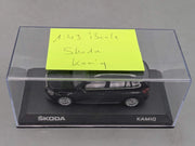 Modellautos 1:43 iScale Skoda Kamiq Schwarz mit Vitrine und OVP