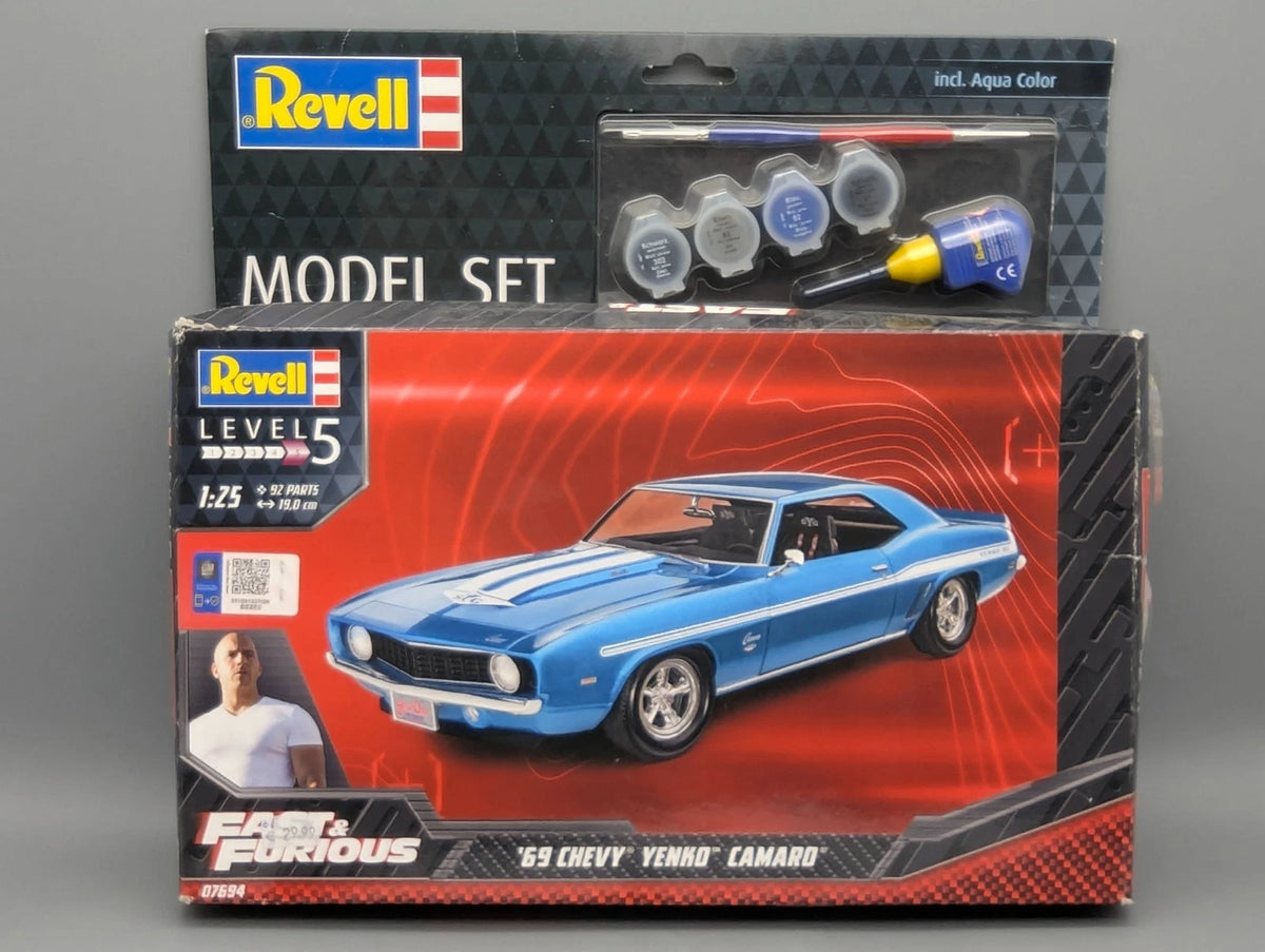 Modellautos Bausatz 1:25 Revell 07694 Fast & Furious Chevrolet Camaro '69 OVP