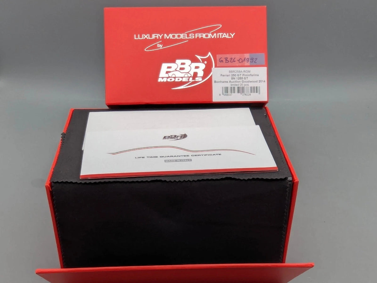 Modellautos 1:43 BBR Ferrari 250 GT Pininfarina 1959 S/N 1255 GT 01/05 mit OVP