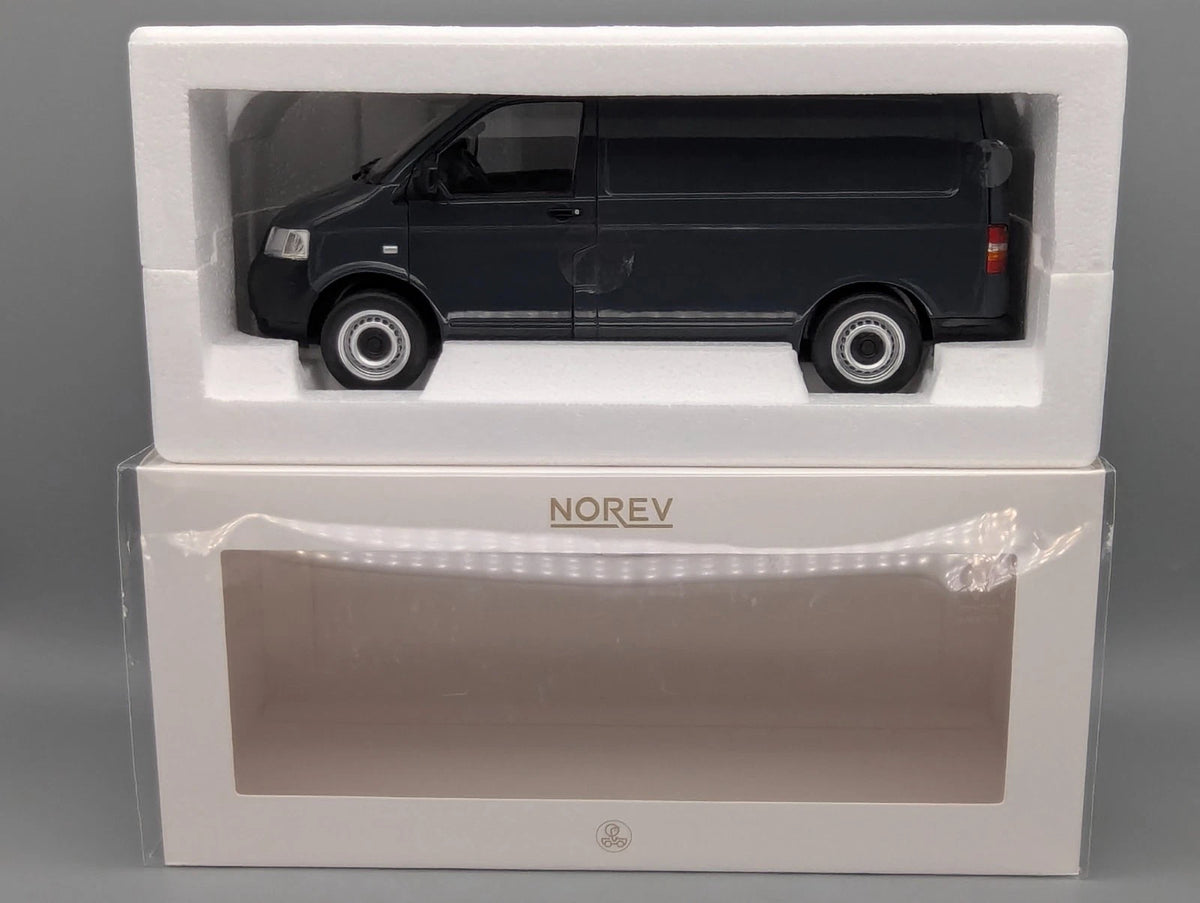 Modellautos 1:18 Norev Volkswagen VW Transporter 2003 Grau mit OVP