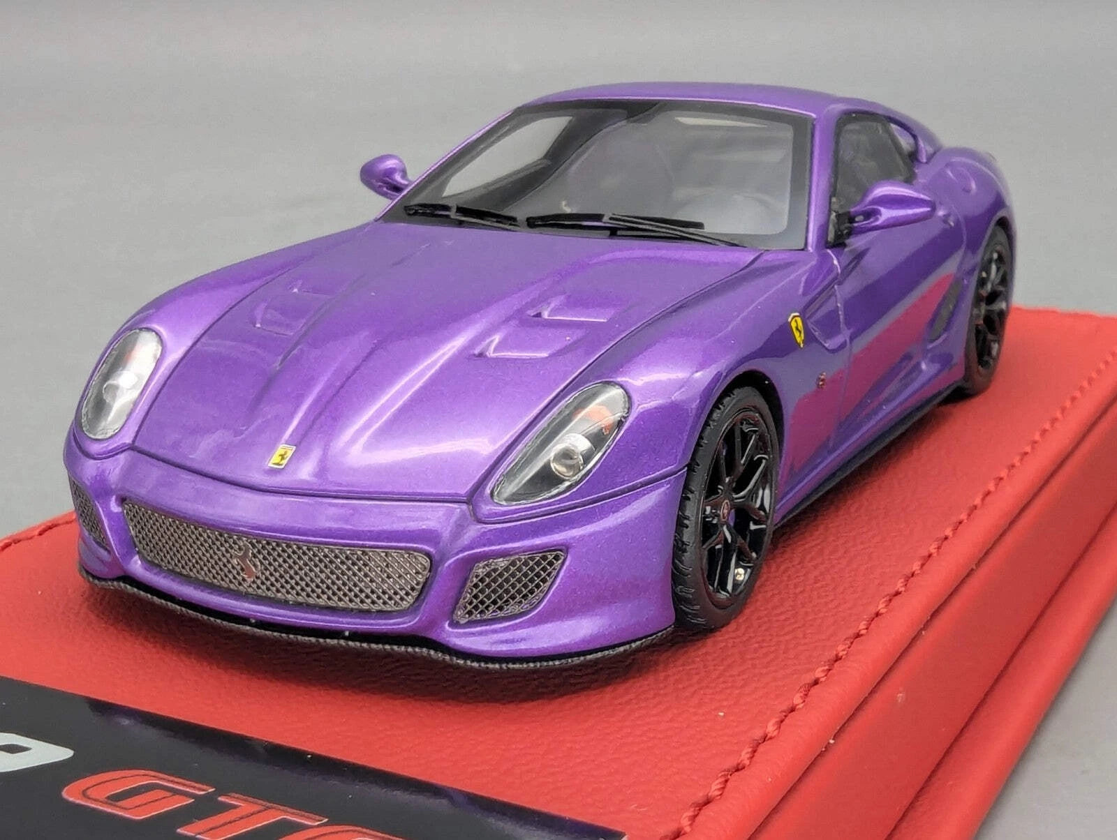 Modellautos 1:43 BBR Executive Ferrari 599 GTO Viola Gloss Limited 04/20 mit OVP