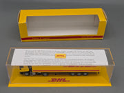 Lkw Modell 1:87 Rietze Iveco Eurostar Sattelzug DHL in Vitrine mit OVP