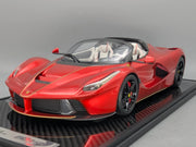 Modellautos 1:12 BBR Ferrari LaFerrari Aperta Met. Red UNIKAT 01/01 Vitrine OVP