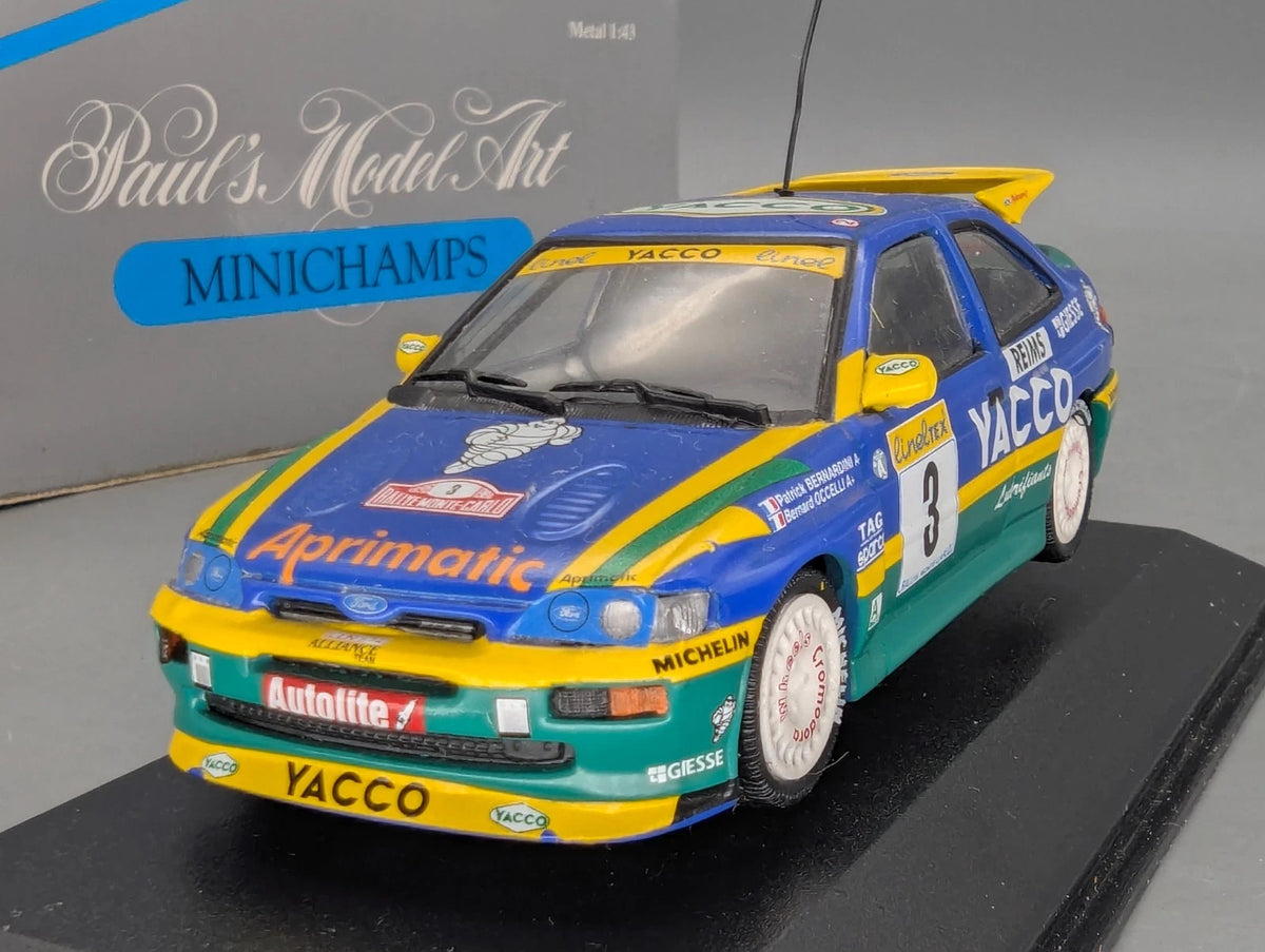 Modellautos 1:43 Minichamps Ford Escort RS Cosworth Gr A WINNER RMC 1996 #3 OVP