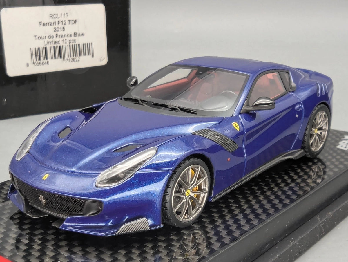 Modellautos 1:43 BBR Concept43 Ferrari F12 TDF Tour de France Blue Ltd 06/10 OVP