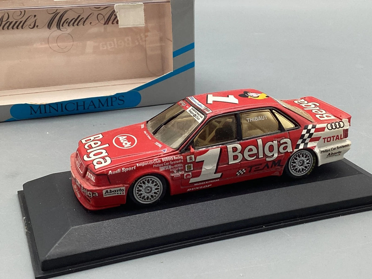 Modellautos 1:43 Minichamps Audi V8 Quattro Evo Belgian Procar 1993 #1 mit OVP