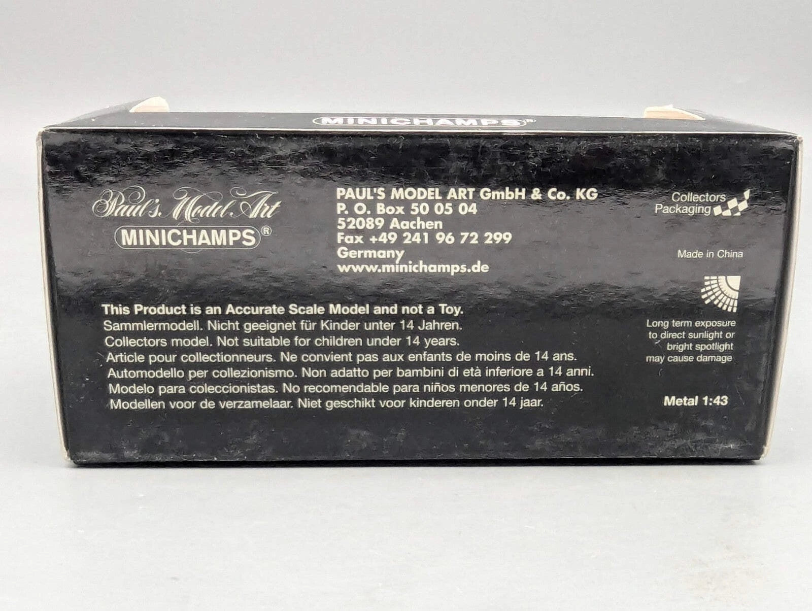 Modellautos 1:43 Minichamps Porsche RS Spyder 9RG ALMS 2007 #6 Penske Racing OVP