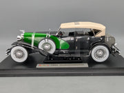 Modellautos 1:18 Signature Models SIG18110 1934 Duesenberg Grün mit OVP