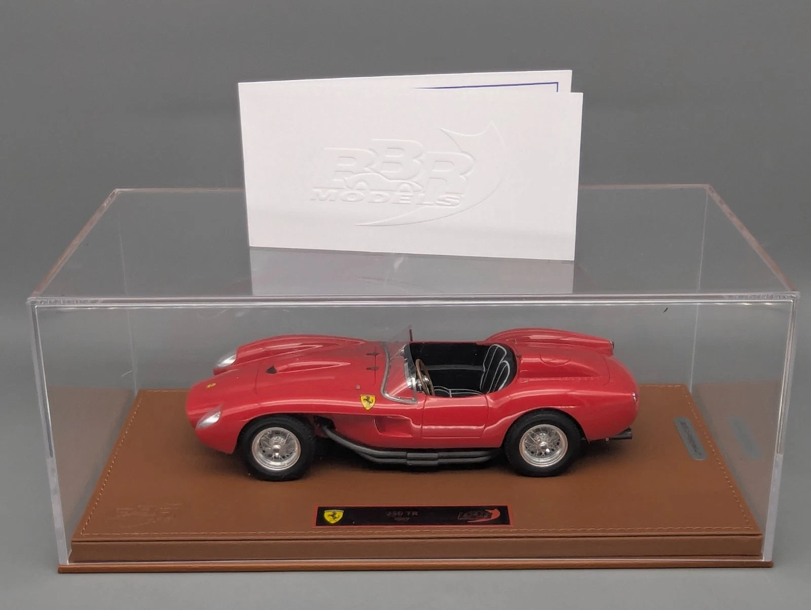 Modellautos 1:18 BBR Concept18 Ferrari 250 TR 1957 Rot Ltd 013/050 mit OVP