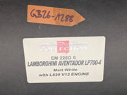 Eidolon Make Up 1:43 Lamborghini Aventador LP700-4 2011 Engine Set Matt Weiß OVP