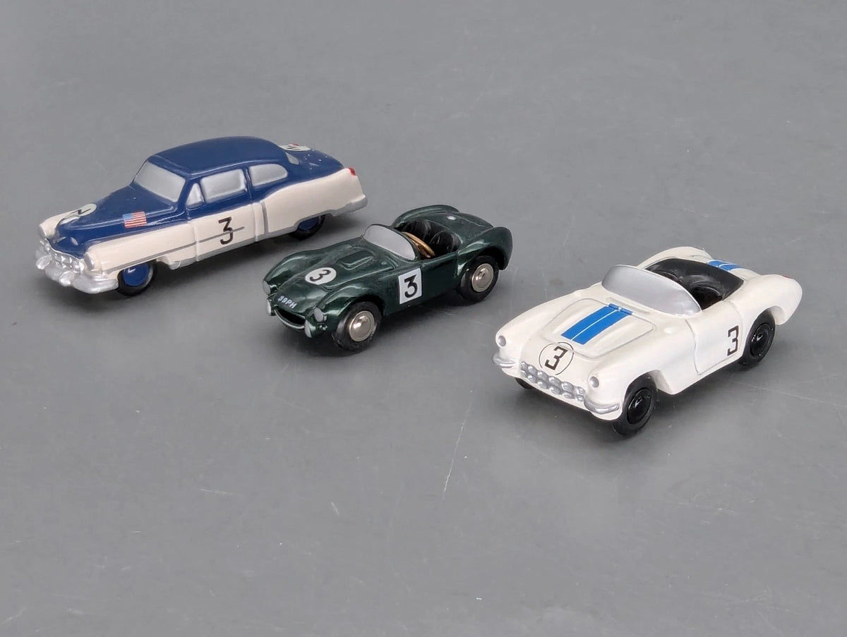 Modellautos 1:90 Schuco Piccolo 3-tlg Set Motor Klassik Sportwagen Legenden OVP