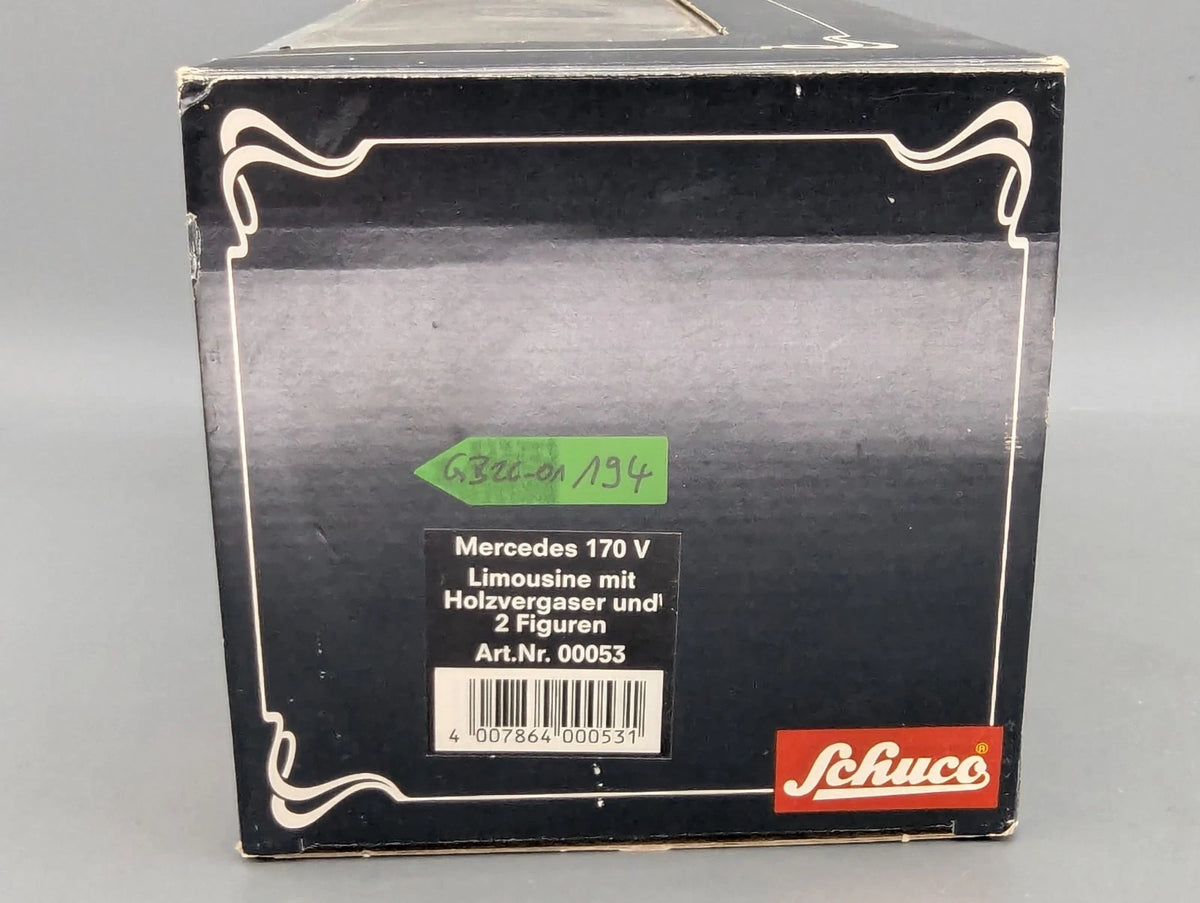 Modellautos 1:18 Schuco Mercedes Benz 170V Limousine mit Holzvergaser OVP