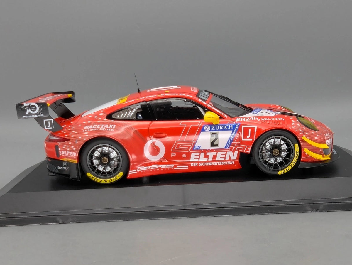 Modellautos 1:18 Minichamps Porsche 911 GT3 R 24h Nürburgring 2018 #2 OVP