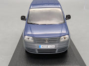 Modellautos 1:43 Minichamps Volkswagen VW Caddy Dunkelblau mit Dealer OVP