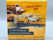 LKW Modelle H0 1:87 Brekina Mercedes-Benz Unimog 402 mit Anhänger mit OVP