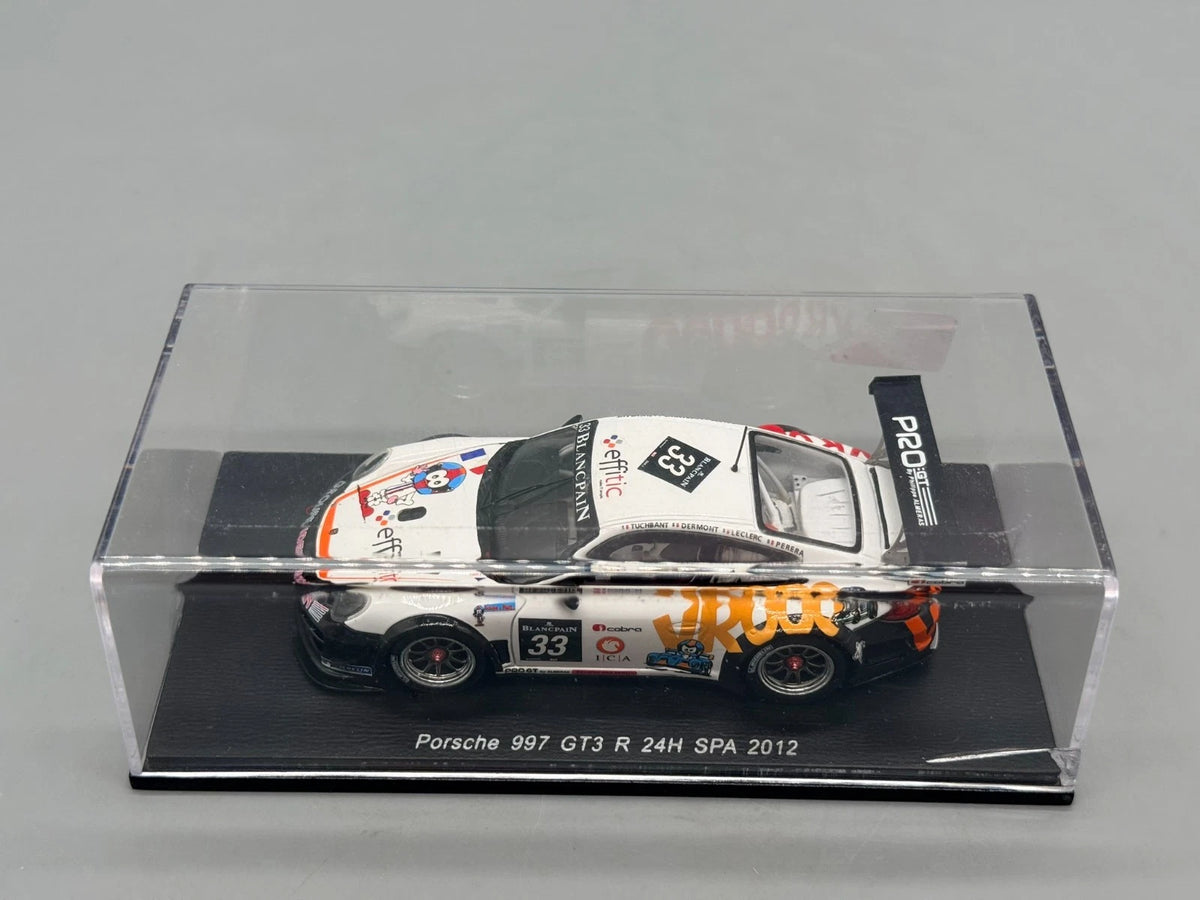 Modellautos 1:43 Spark Porsche 997 GT3 R 24H Spa 2012 #33 mit OVP