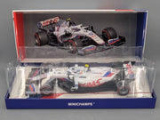Modellautos 1:18 Minichamps Haas F1 Team VF-21 NL 2021 #47 Mick Schumacher OVP