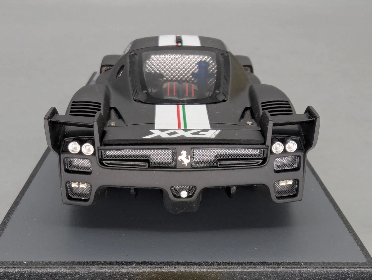 Modellautos 1:43 BBR Ferrari FXX 2006 Black Matt Ltd 20/20 mit Vitrine + OVP