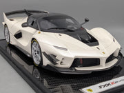 Modellautos 1:12 BBR Ferrari FXX-K EVO Met Italian White Ltd 01/01 Vitrine OVP
