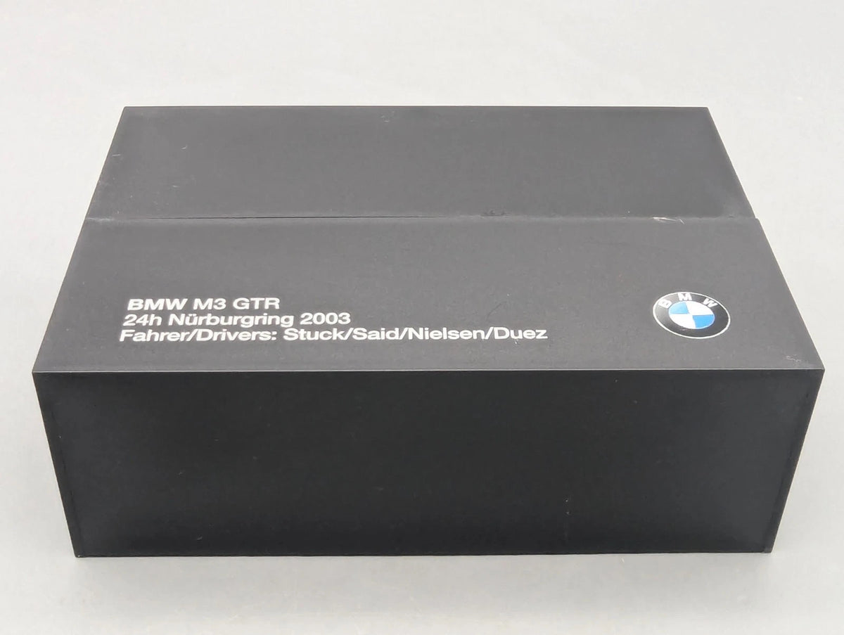 Modellautos 1:43 Minichamps BMW M3 GTR 2003 #42 Stuck u.A. Dealer Klappbox OVP