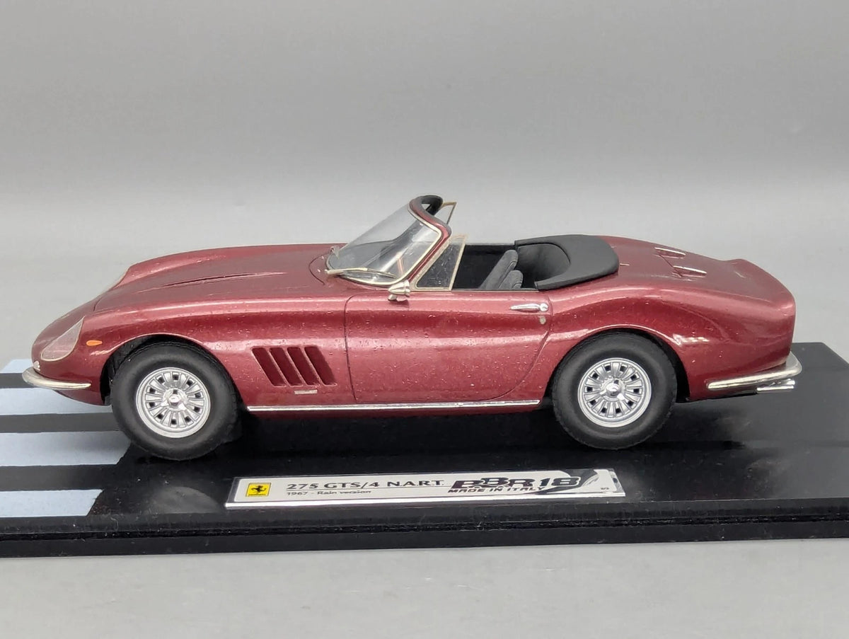 Modellautos 1:18 BBR Ferrari 275 GTS/4 Spider NART 1967 Rain Version 02/02 OVP