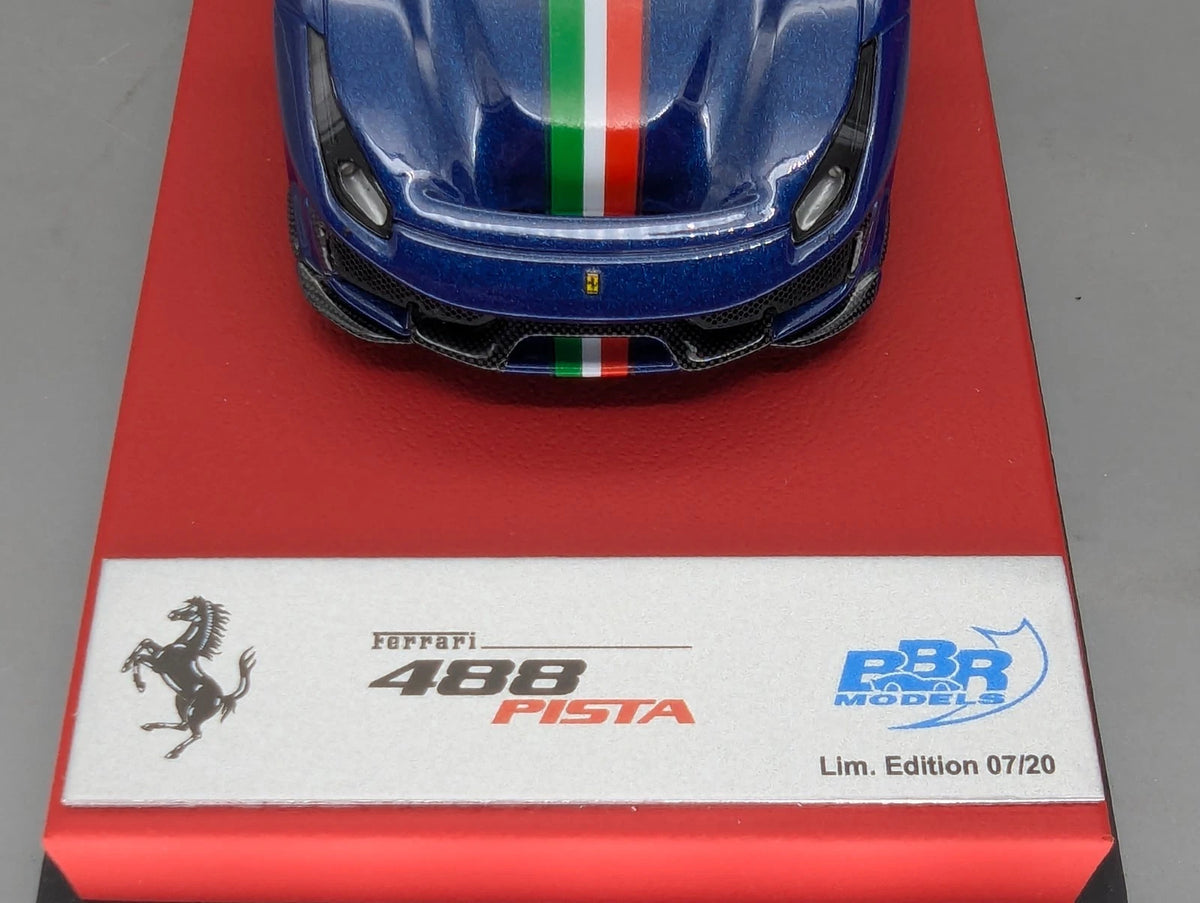 Modellautos 1:43 BBR Concept43 Ferrari 488 Pista RHD Blu TdF 2019 Ltd 7/20 OVP