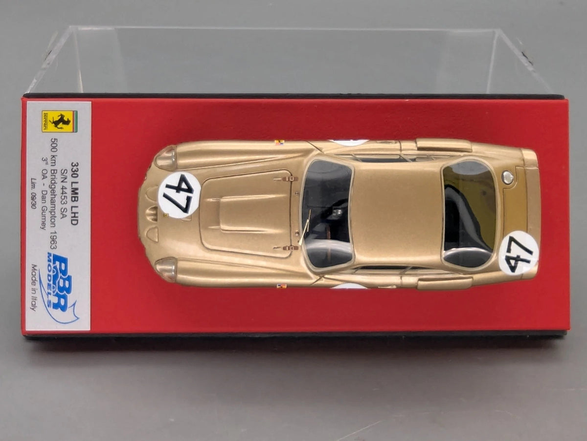 Modellautos 1:43 BBR RGM Ferrari 330 LMB LHD S/N 4453 SA #47 Ltd 09/30 OVP