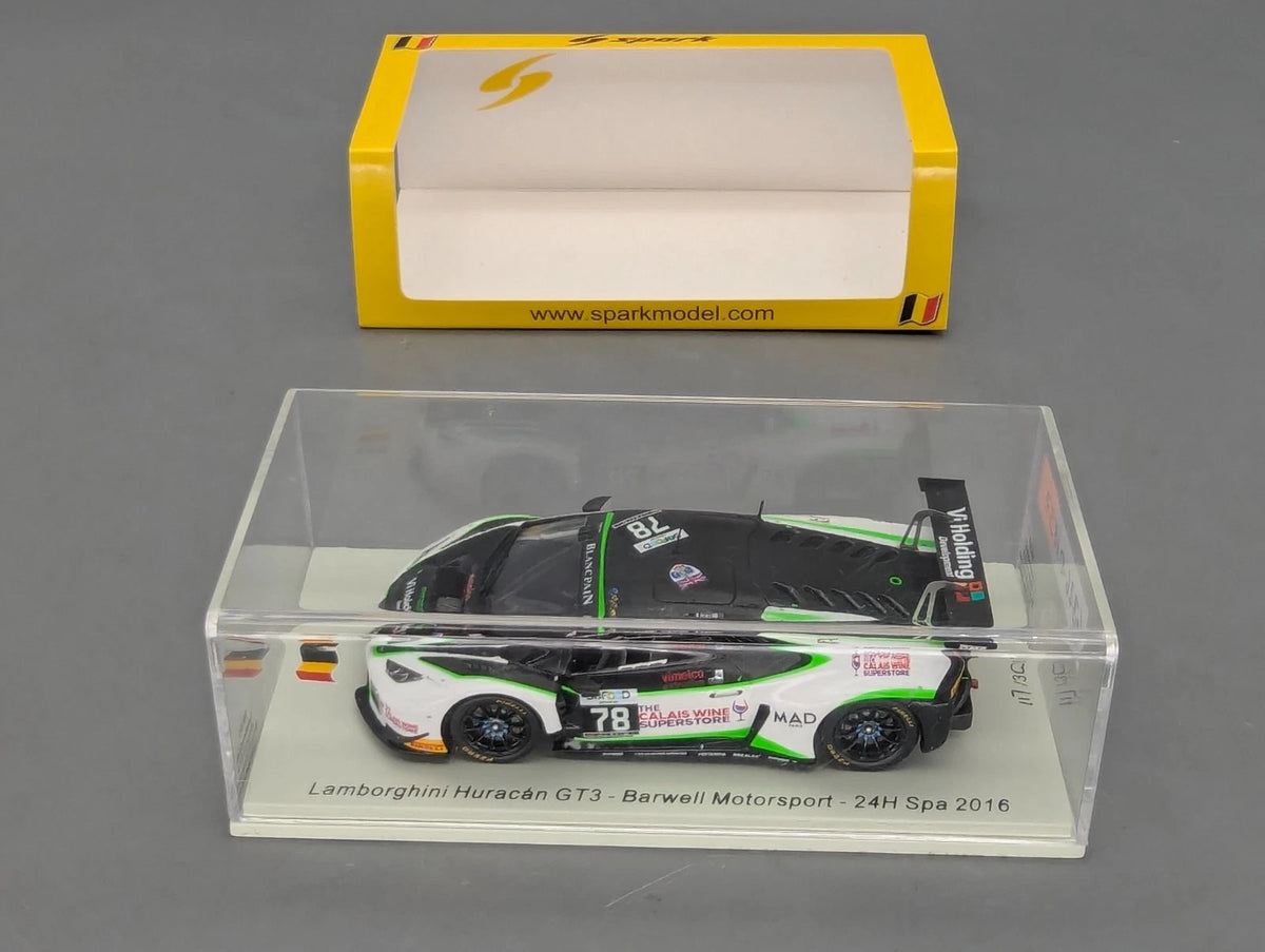 Modellautos 1:43 Spark SB293 Lamborghini Huracan GT3 24h Spa 2016 #78 OVP