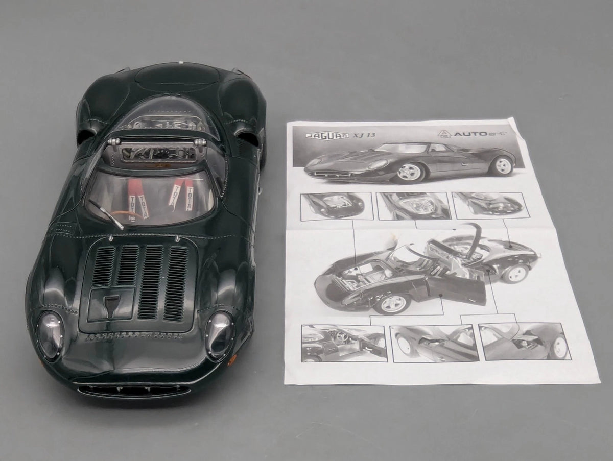 Modellautos 1:18 AUTOart 73541 Jaguar XJ13 Grün mit OVP