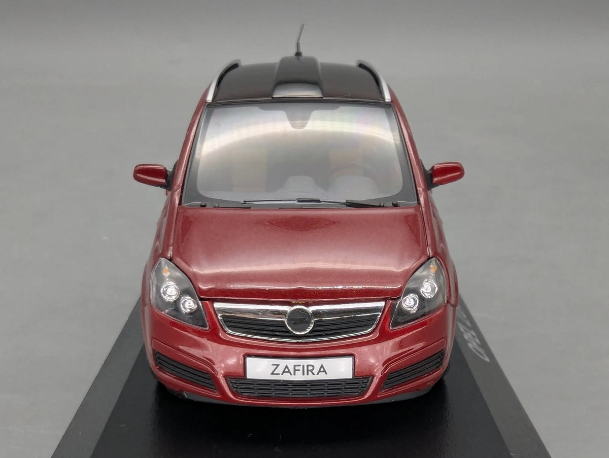 Modellautos 1:43 Minichamps Opel Zafira Rot Metallic mit Dealer OVP