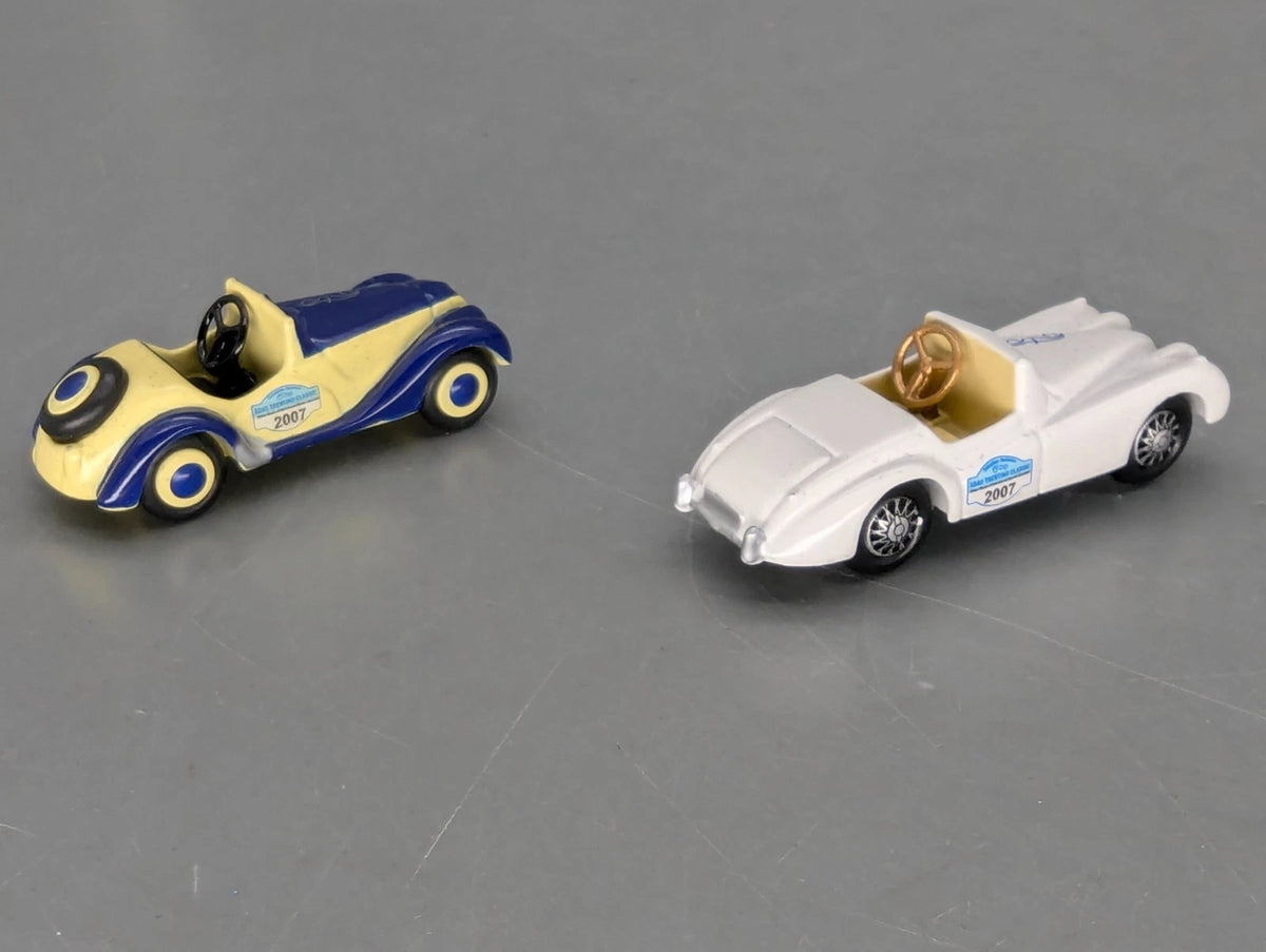 Modellautos 1:90 Schuco Piccolo Set ADAC Trentino Classic 2007 BMW + Jaguar OVP
