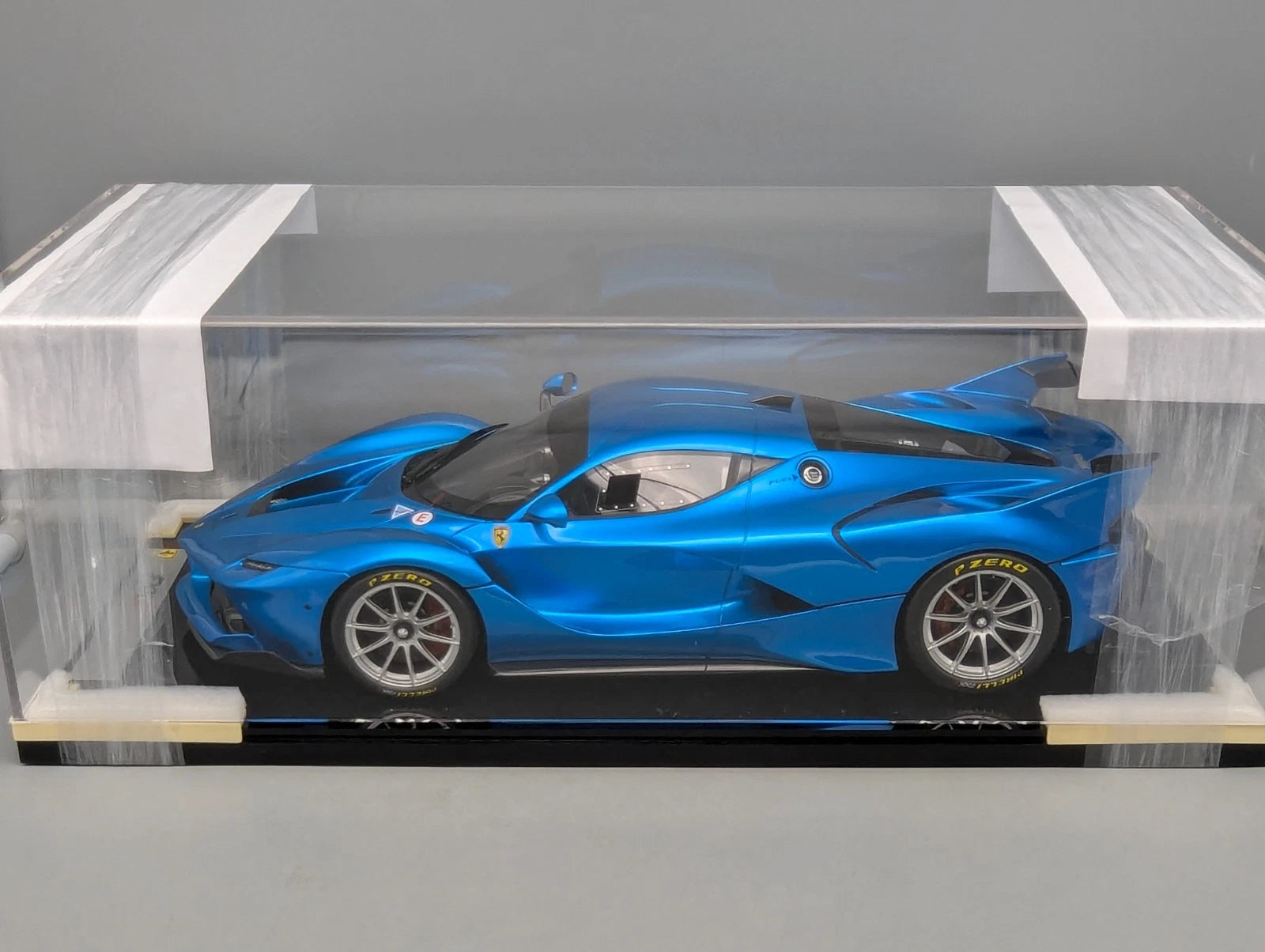 Modellautos 1:12 BBR Ferrari FXX-K 2014 Gloss Blue Emperor UNIKAT Ltd 01/01 OVP
