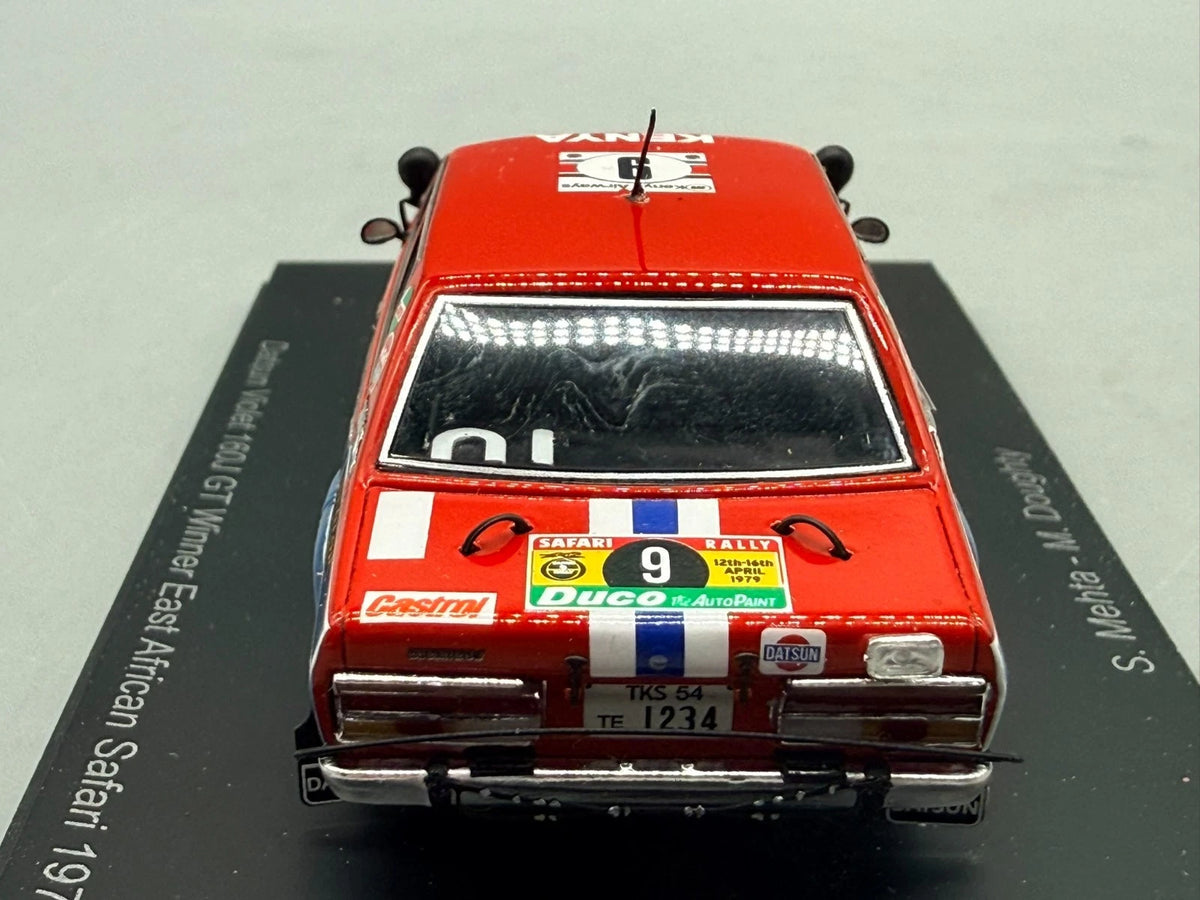 Modellautos 1:43 Spark Datsun Violet 160J GT Winner East African Safari mit OVP