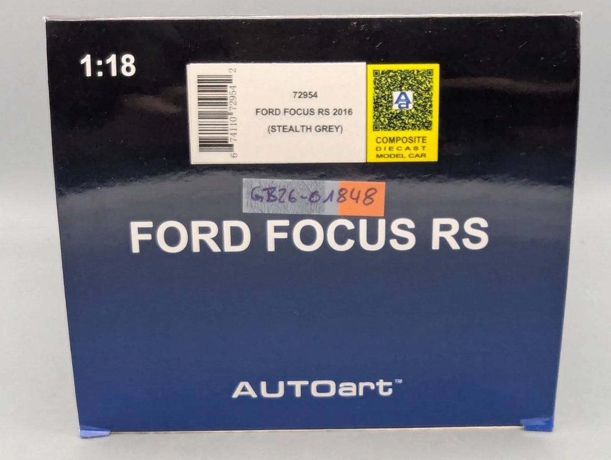 Modellautos 1:18 AUTOart 72954 Ford Focus RS 2016 Stealth Grey mit OVP