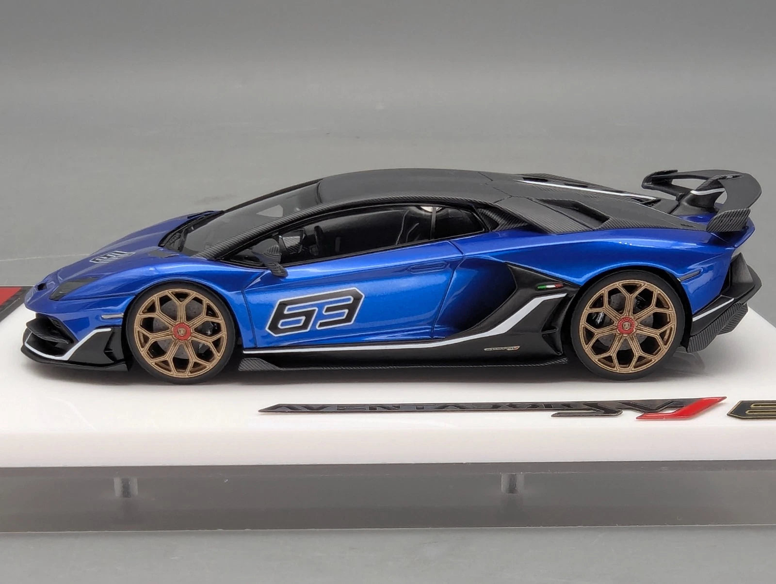 Eidolon Make Up 1:43 Lamborghini Aventador SVJ 63 2018 #63 Blu Ltd 57/63 OVP