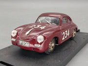 Modellautos 1:43 Brumm Porsche 356 Mille Miglia 1952 #234 mit OVP