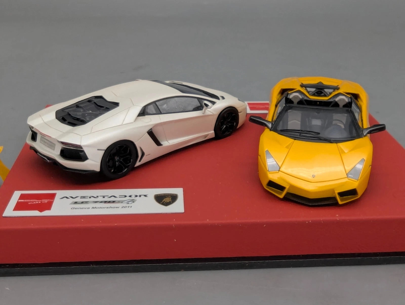 Eidolon Make Up 1:43 Lamborghini 50 Anniv. 2tlg Set Reventon Rd. + Aventador OVP