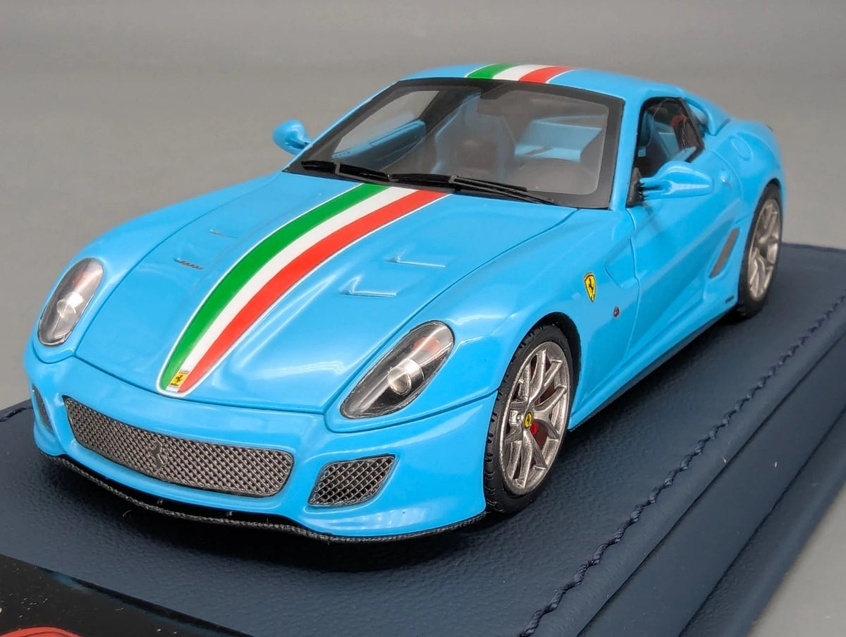 Modellautos 1:43 BBR Executive Ferrari 599 GTO Baby Blue Limited 42/70 mit OVP