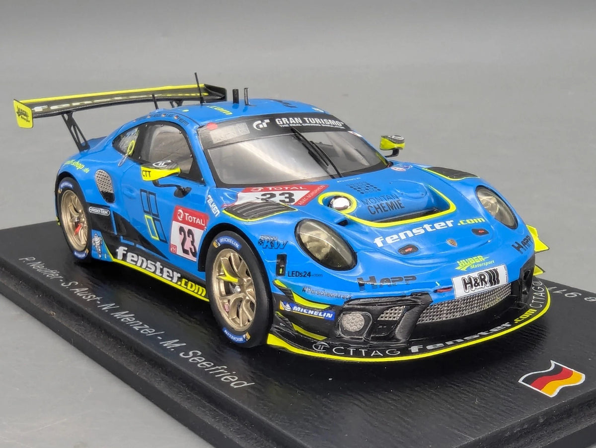 Modellautos 1:43 Spark SG757 Porsche 911 GT3 R 24h Nürburgring 2021  #23 OVP