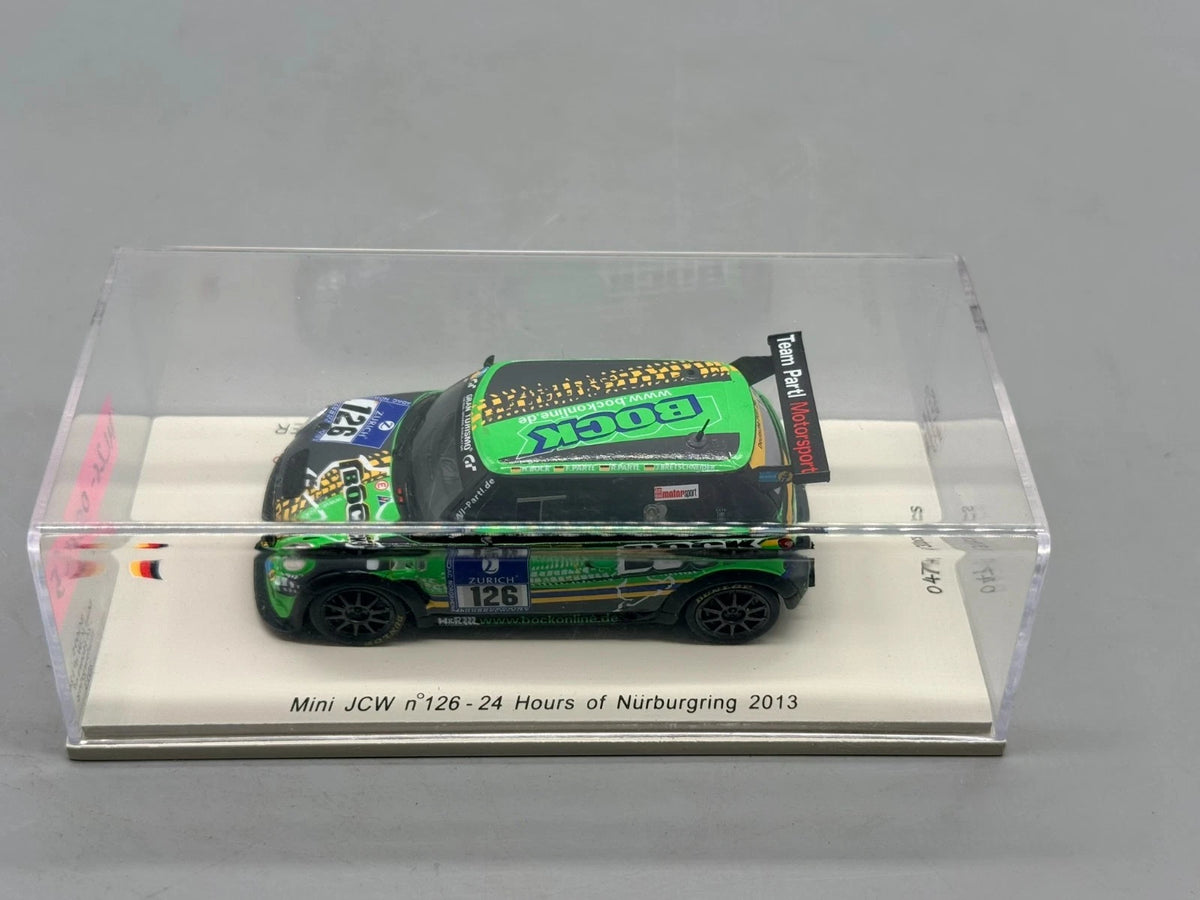 Modellautos 1:43 Spark Mini JCW #126 24h Nürburgring 2013 + OVP