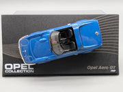 Modellautos 1:43 Ixo für Eaglemoss Opel Collection Opel Aero GT 1969 mit Vitrine