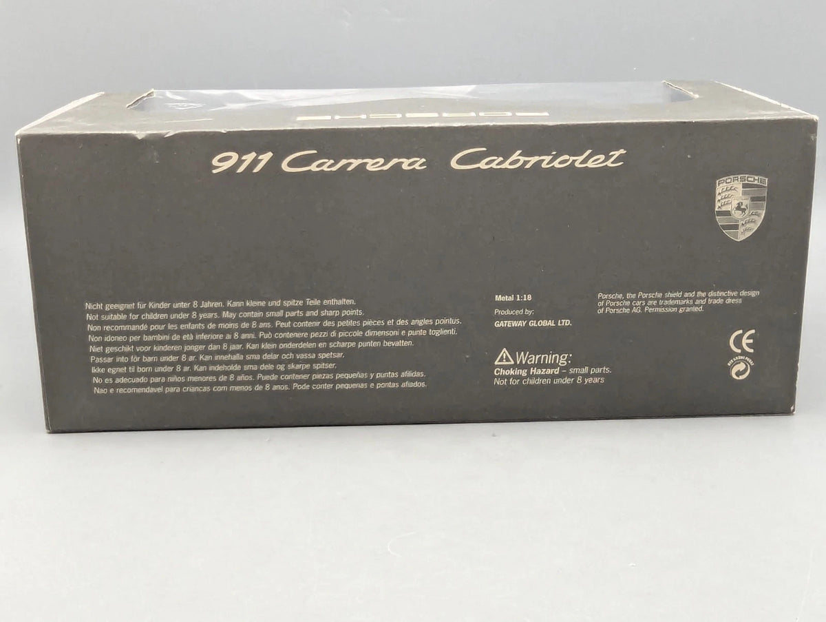 Modellautos 1:18 Spark Porsche 911 Carrera Cabriolet Blau WAP Dealer OVP